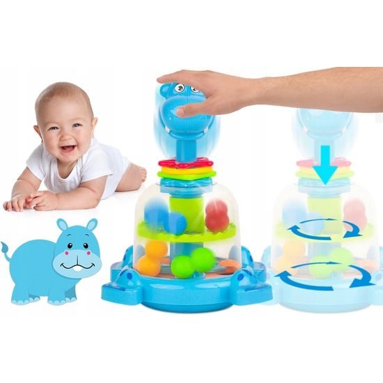 Rotující hračka pro nejmenší Hippo Spinner