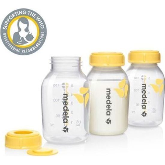 Medela Plastové lahvičky bez dudlíku 150 ml - 3ks