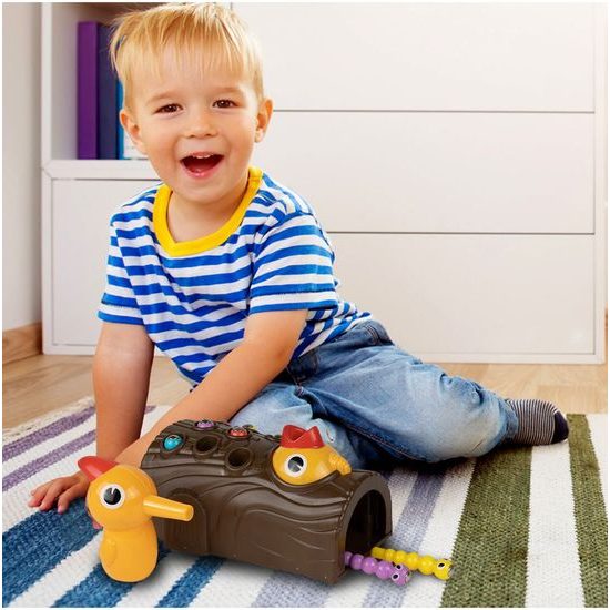 Magnetická hra pro děti Datel a červíci