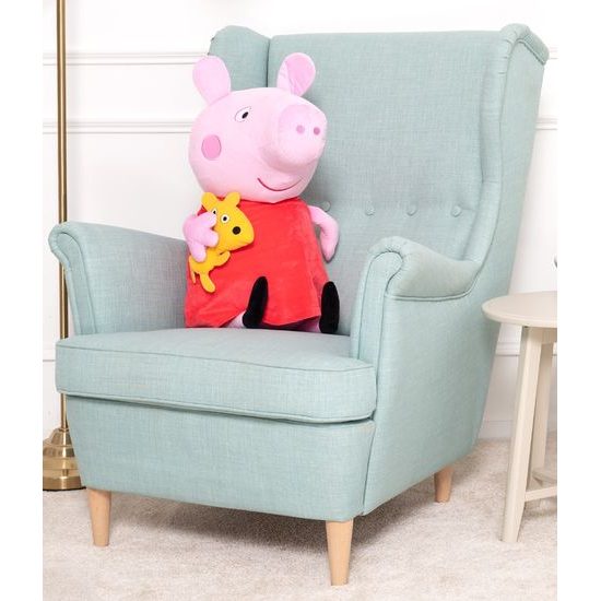 Plyšové prasátko Pepa 80 cm růžové