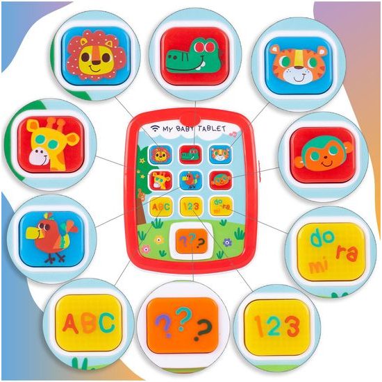 Huile Toys interaktivní dětský tablet pro nejmenší MyBaby Tablet