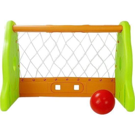 Fotbalová branka pro děti zeleno-oranžová