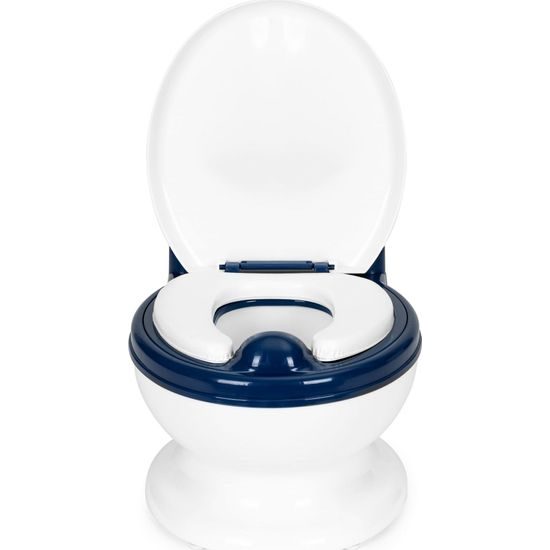 Ecotoys dětský nočník modro-bílý