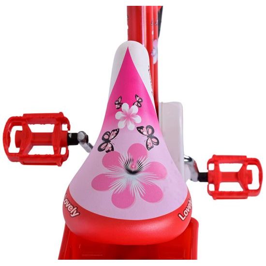 Dětské kolo Volare Lovely červeno-bílé 16"