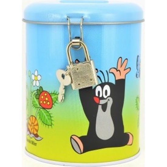 Pokladnička Krtek válec se zámkem