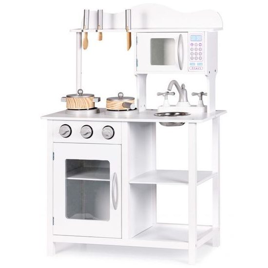 Dětská dřevěná kuchyňka White Kitchen