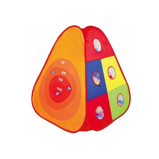 Ecotoys dětský herní stan + 100 barevných míčků