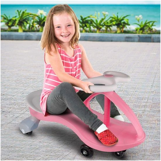 Gravitační odrážedlo se svítícími koly Spinner růžové