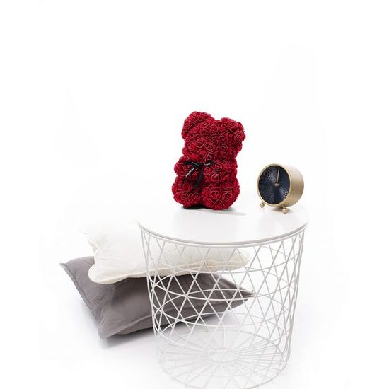 Medvídek z růží bordo Rose Bear 25 cm