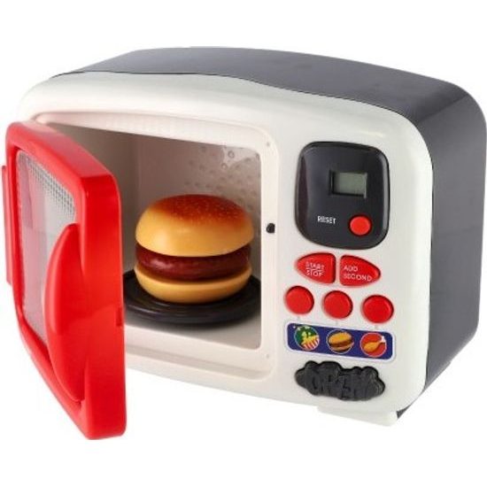 Mikrovlnná trouba elektronická - na baterie s doplňky