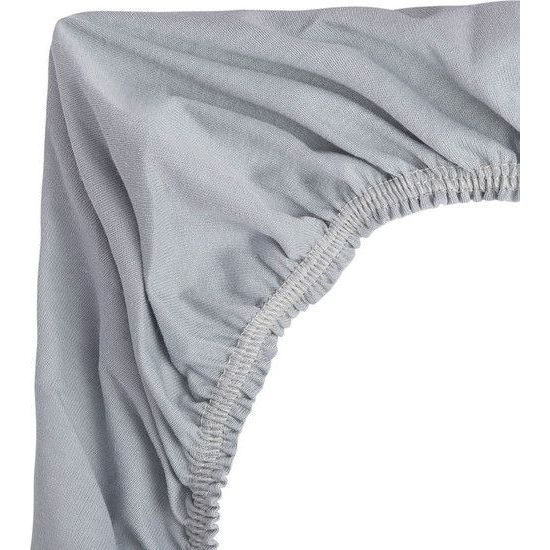 Voděodolné prostěradlo do kočárku Jersey šedé