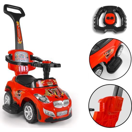 Dětské jezdítko 2v1 Milly Mally Happy red