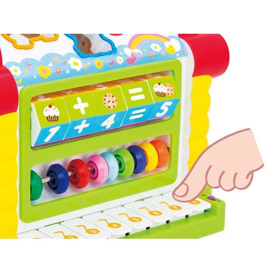 Huile Toys multifunkční vkládačka pro nejmenší se zvuky Domeček II