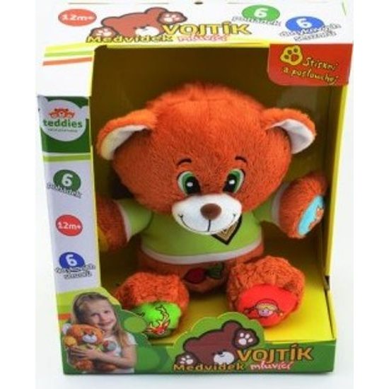 Medvěd Vojtík pohádkový - česky mluvící - na baterie
