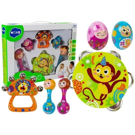 Huile Toys souprava hudebních nástrojů pro nejmenší Carl Orff