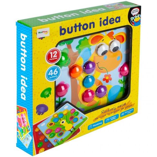 Dětská knoflíková vkládačka Button Idea