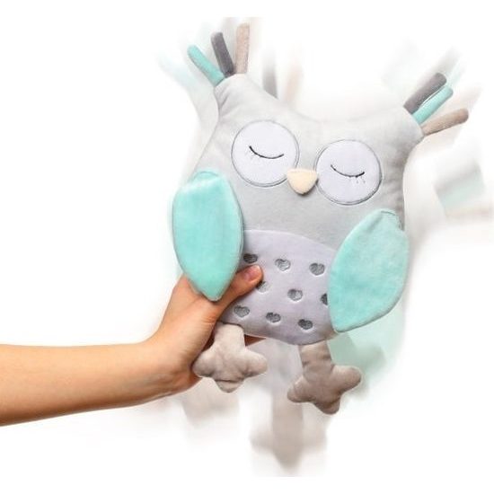 BabyOno Plyšová hračka s chrastítkem Owl Sofia