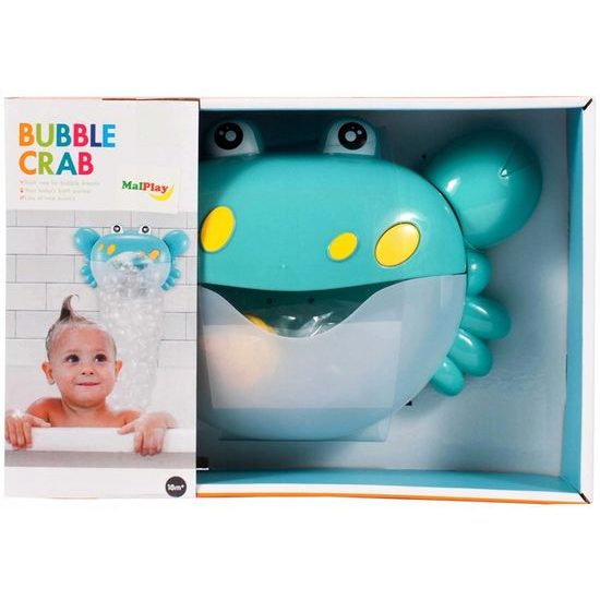Bublinkovač do vany s melodií Blue Bubble Crab