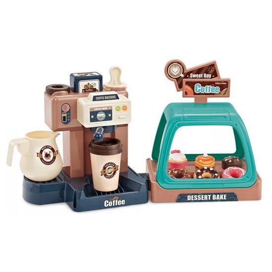 Dětská kavárna na baterie Coffee Shop s příslušenstvím