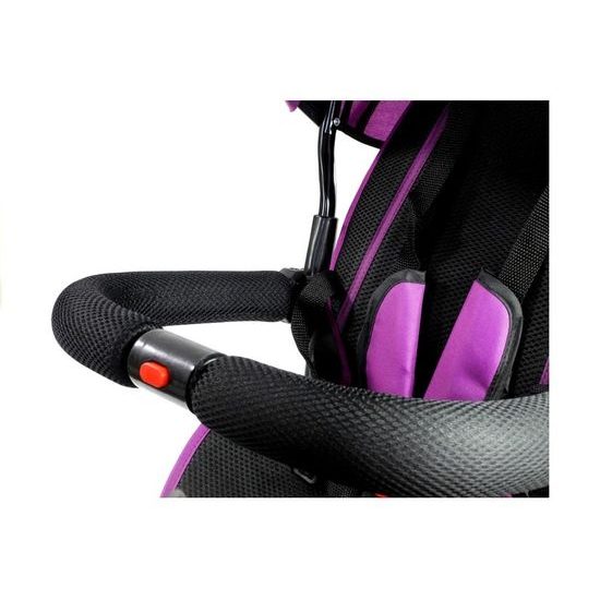 Majlo Toys multifunkční tříkolka s nafukovacími koly PRO500 fialová