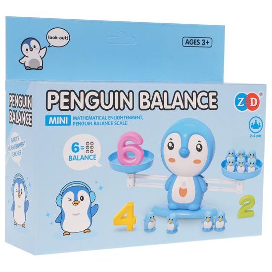 Náučná váha pre deti Balance Penguin