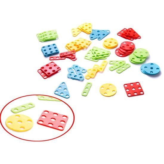 3D konstrukční stavebnice s vrtačkou na baterie, stolečkem a židličkou Magic Panel 296 ks