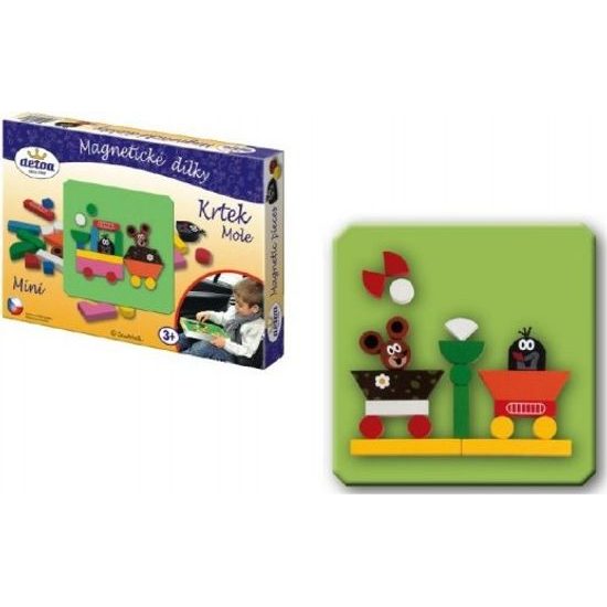 Magnetické dílky mini Krtek 27ks