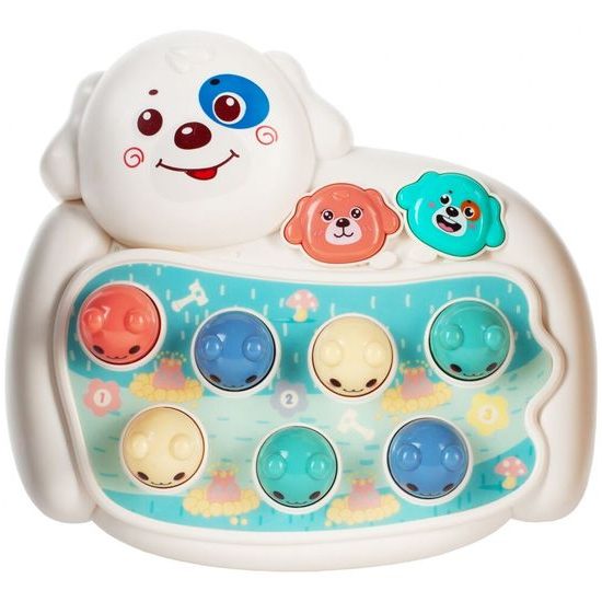 Interaktivní zatloukání míčků pro nejmenší Hamster Game