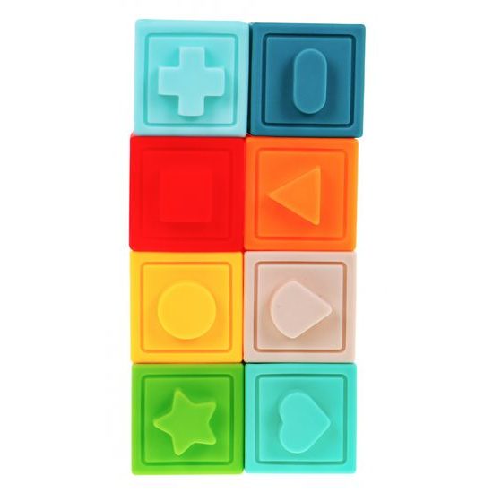 Haunger senzorické hračky pro nejmenší Blocks Balls 20 kusů