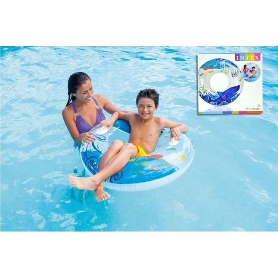 Kruh nafukovací s úchyty - mix barev