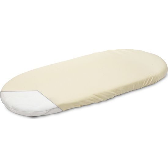 Prostěradlo do kočárku Jersey krémové