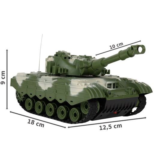 Vojenský tank na dálkové ovládání Battle Tank maskovaný
