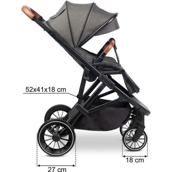 Sportovní kočárek Ratio dark grey