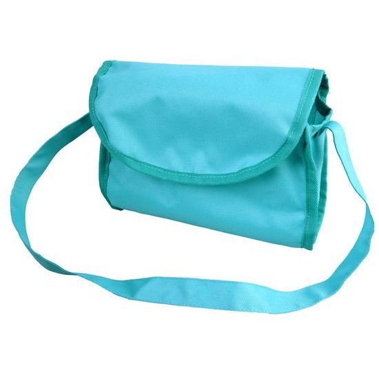 Alice moderní hluboký kočárek pro panenky 4544 tyrkysový