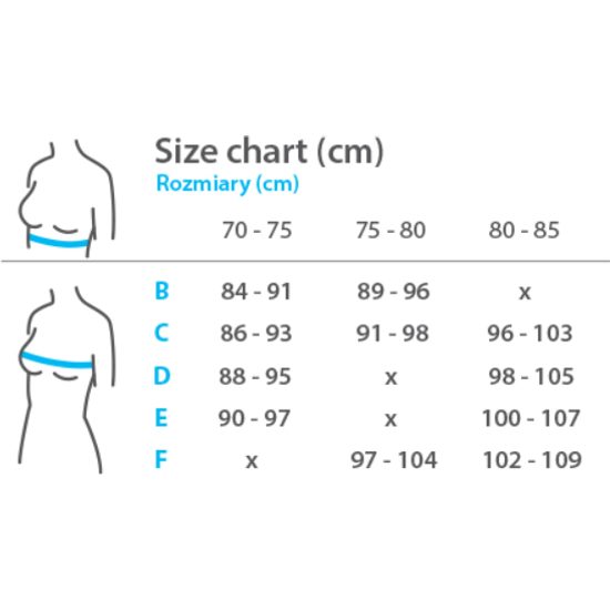 Kojící podprsenka E70-75 bílá