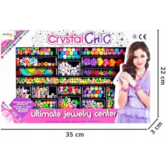 Velká sada na výrobu šperků Crystal Chic