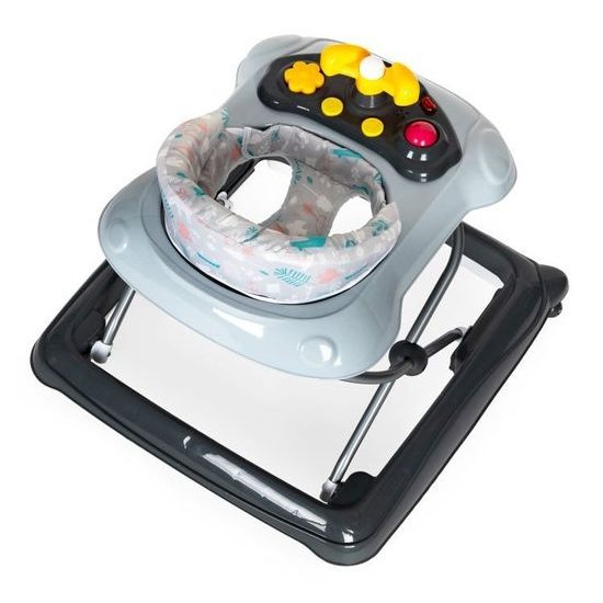 Ecotoys dětské vzdělávací chodítko - tmavě šedé