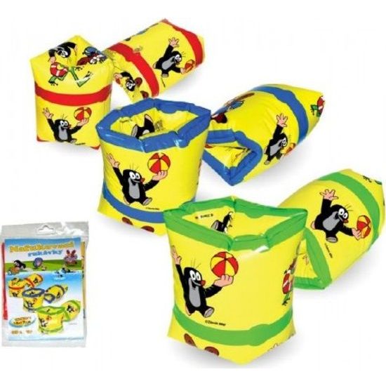 Rukávky Krtek - rolovací nafukovací - mix 3 barvy