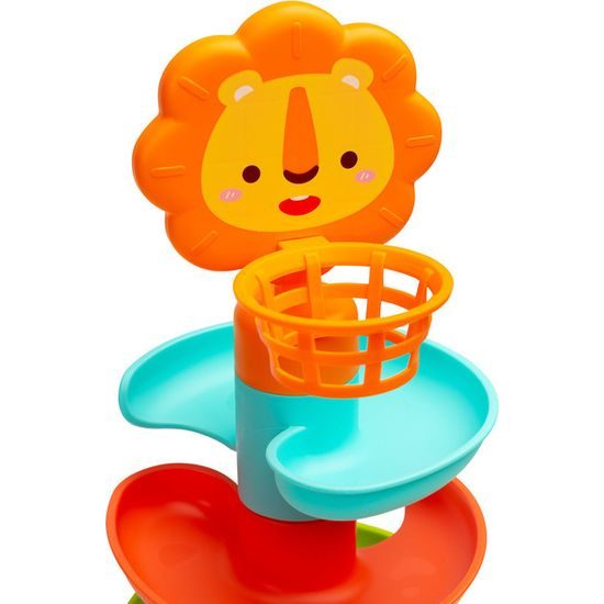 Edukační hračka - basketbalový tobogán se lvem