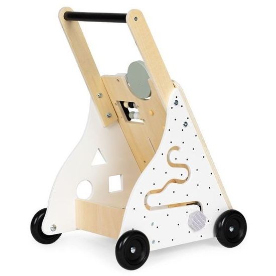 MALÁ VADA Ecotoys dřevěné edukační chodítko s cimbálkami