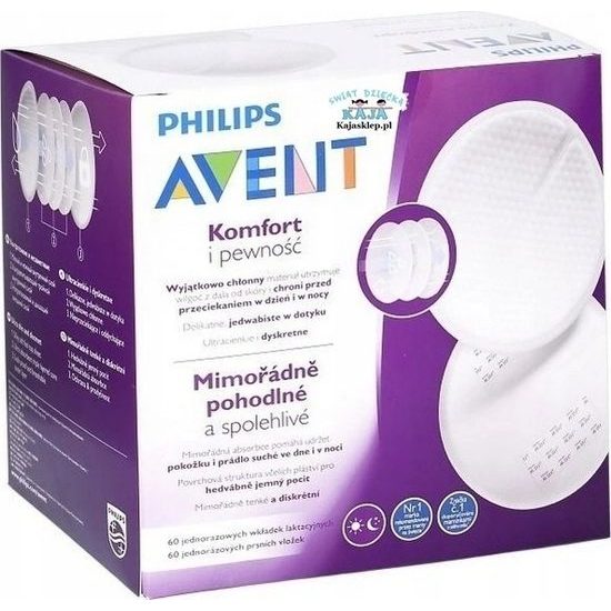 AVENT Prsní vložky jednorázové denní 60ks