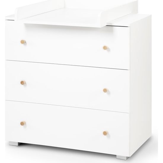 Přebalovací komoda Klups KAROLINA bílá-borovice