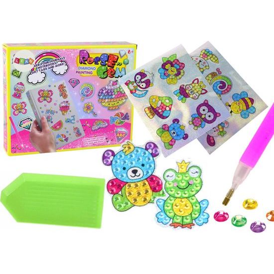 Diamantová mozaika pro děti Rose Gem - zvířátka