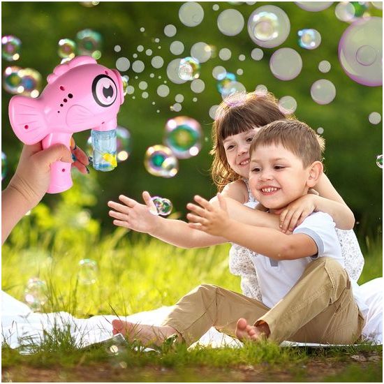 Dětský bublifuk Bubble Fish růžový