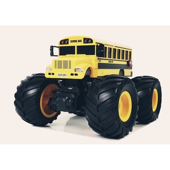 Autobus na dálkové ovládání Bigfoot žlutý 1:18
