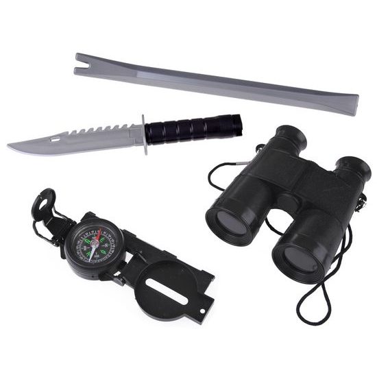 Policejní sestava pro děti Military Warfare s příslušenstvím