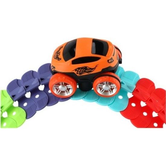 Barevná Autodráha 92 ks + auto na baterie