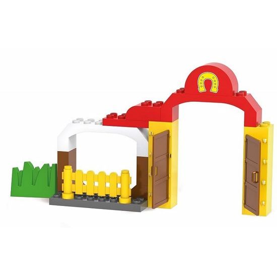 Blocki Mubi stavebnice Farma s koníky 31 dílů