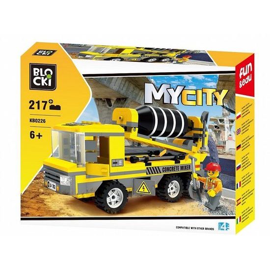 Blocki MyCity stavebnice míchačka 217 dílků