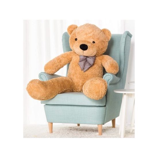 Plyšový medvěd Kvído 130 cm béžový